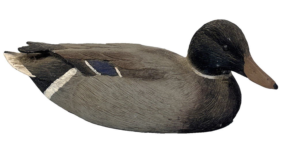 Boyds Masters Series Mallard Drake Duck Figurine Signed Joe Weaver 1987 Resin - Picture 1 of 11